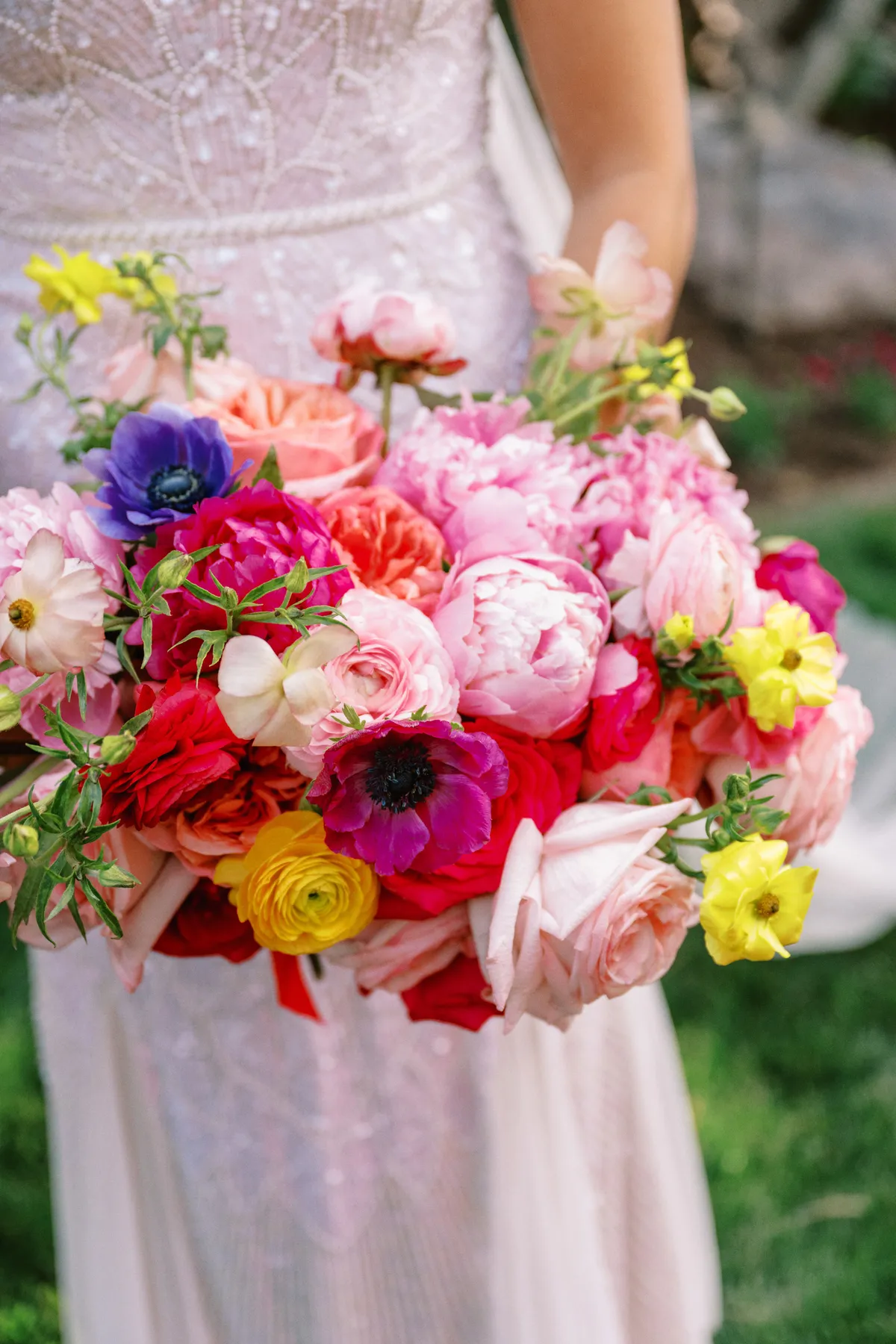 Luxury floral design by Andrea Robertson of Flamingo Friday Floral Co., Utah