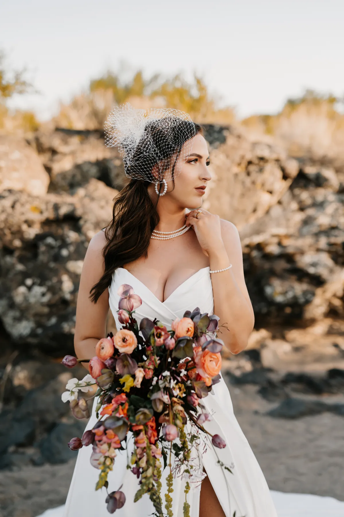 Couture bridal florals by Andrea Robertson
