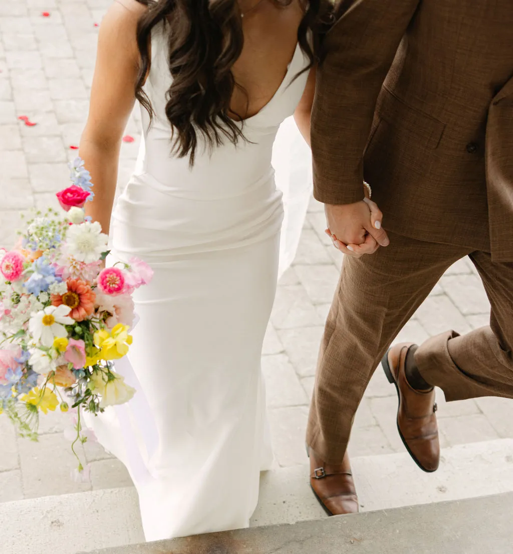 Luxury wedding florals by Flamingo Friday Floral Co., Utah