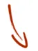 down facing arrow