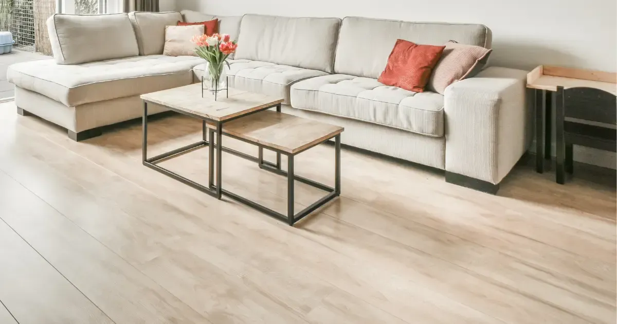 Engineered hardwood flooring in an established Beauridge home, Beaumont