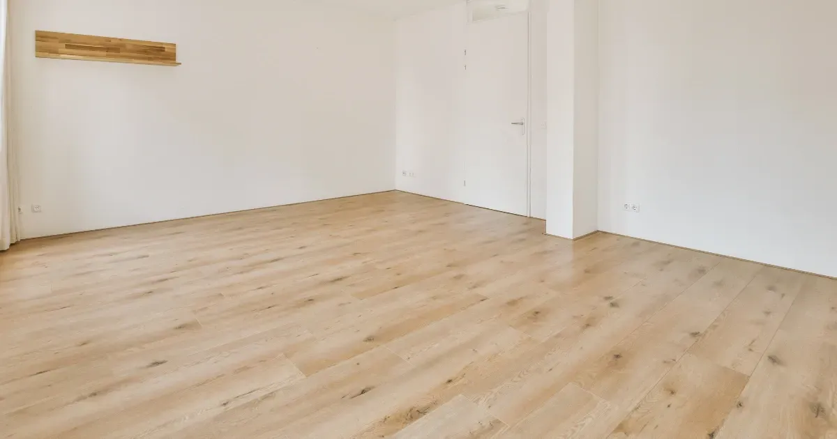 Vinyl plank flooring installed in a Morinville entryway to handle winter slush and salt