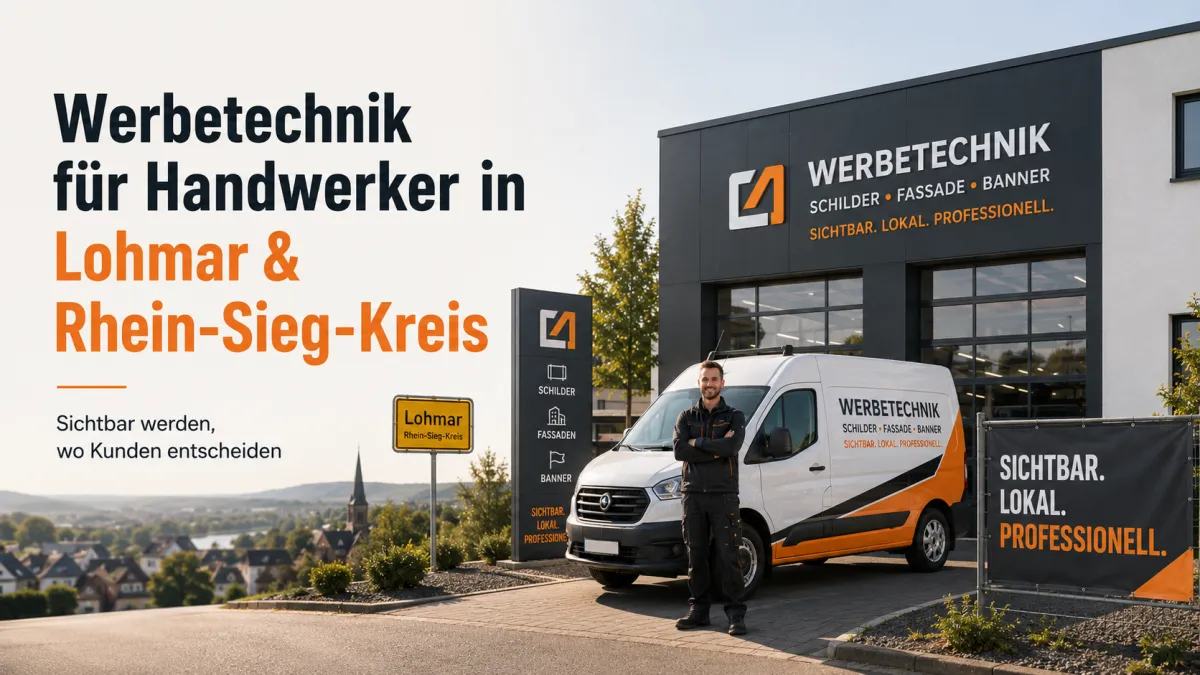 Werbetechnik für Handwerker in Lohmar & Rhein-Sieg-Kreis