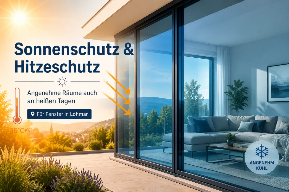 Sonnenschutz & Hitzeschutz in Lohmar | GLASOFOL®