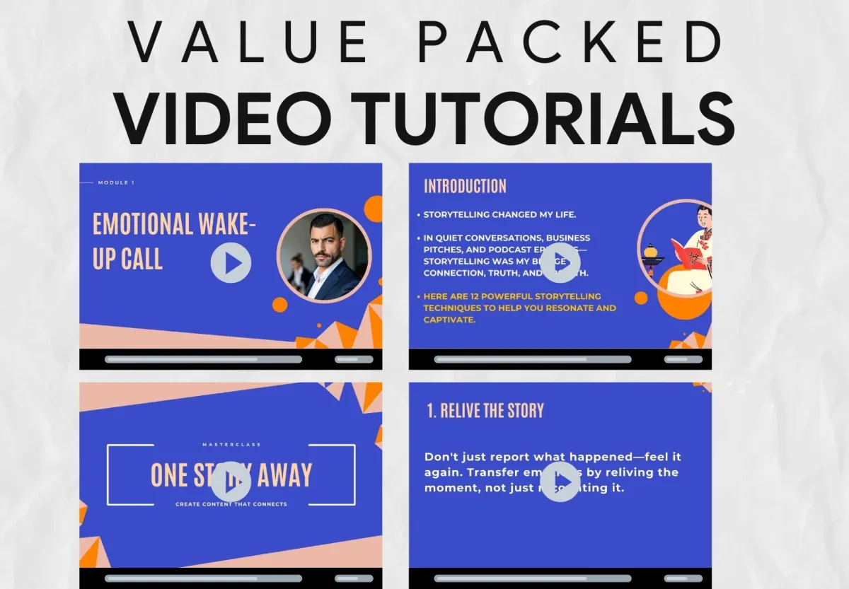 Easy simple easy to follow video tutorials