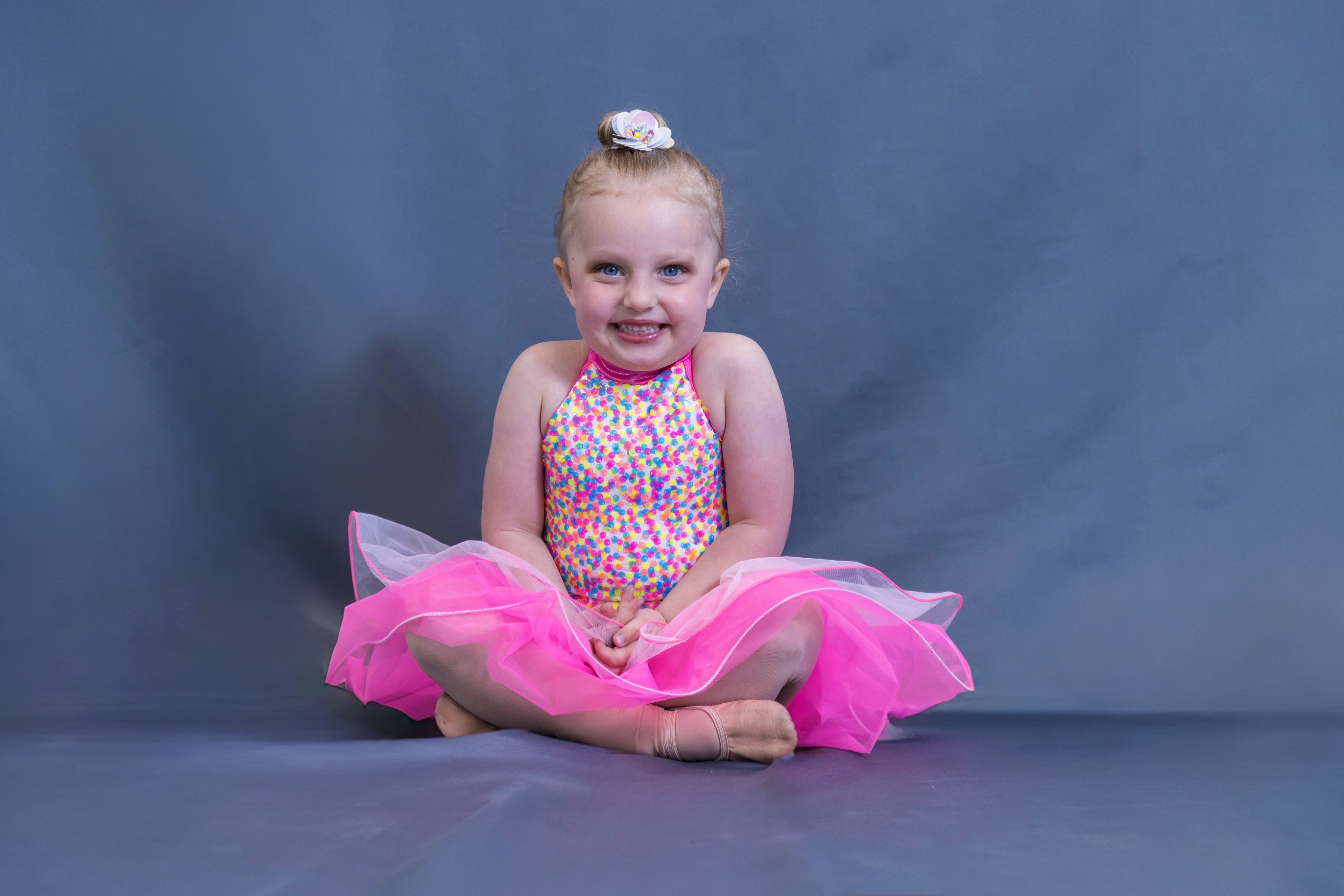 Preschool dancers in a creative movement class