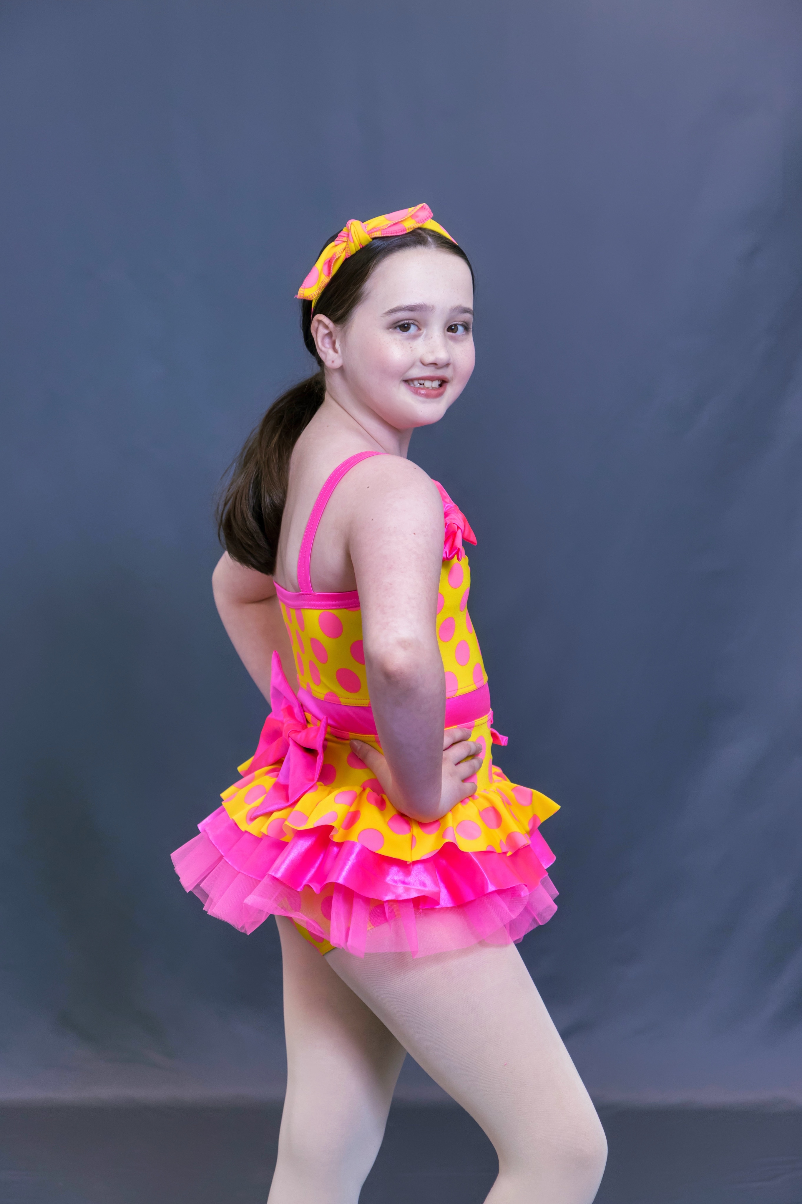 Preschool dancers in a creative movement class