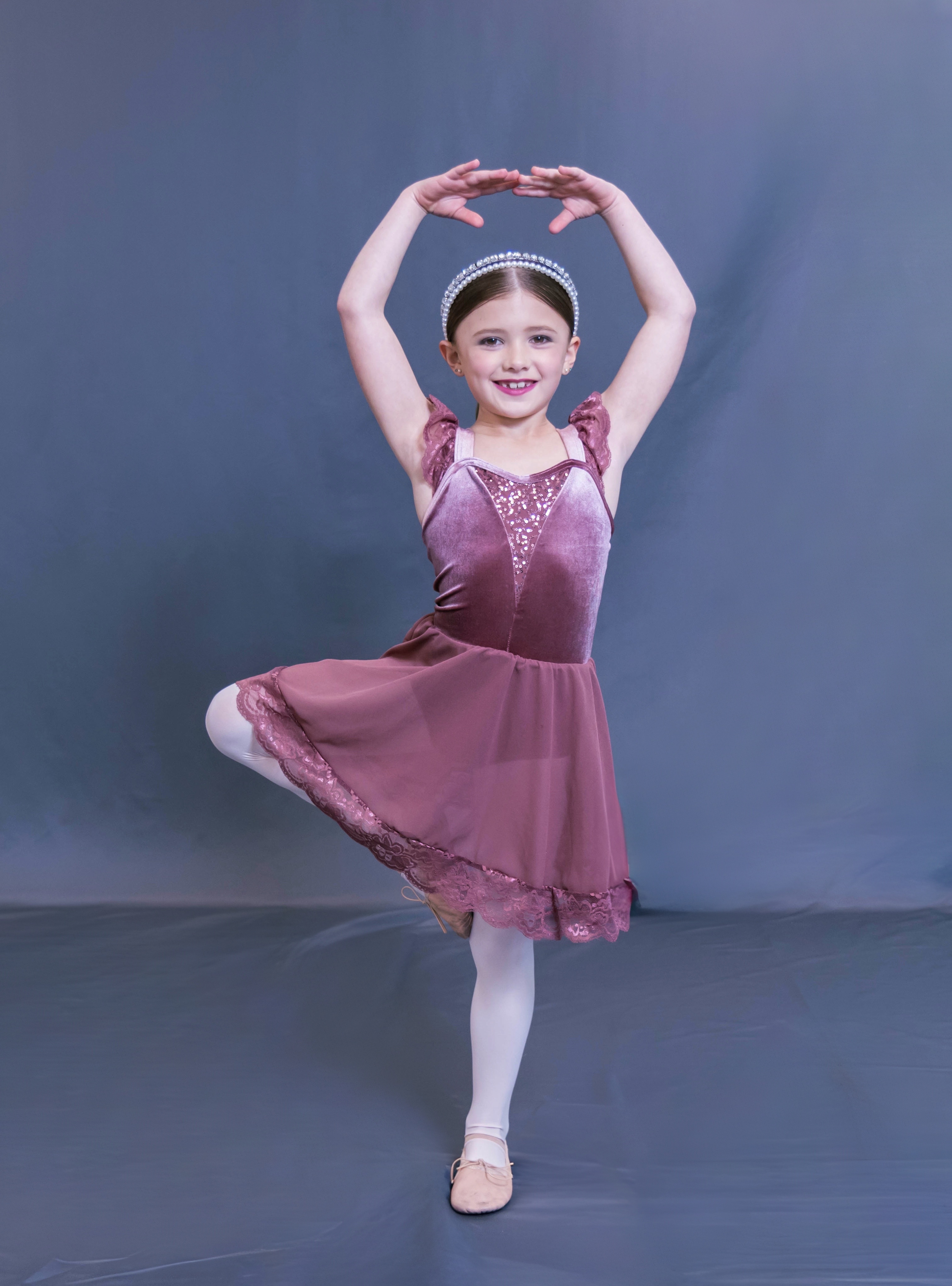 Preschool dancers in a creative movement class