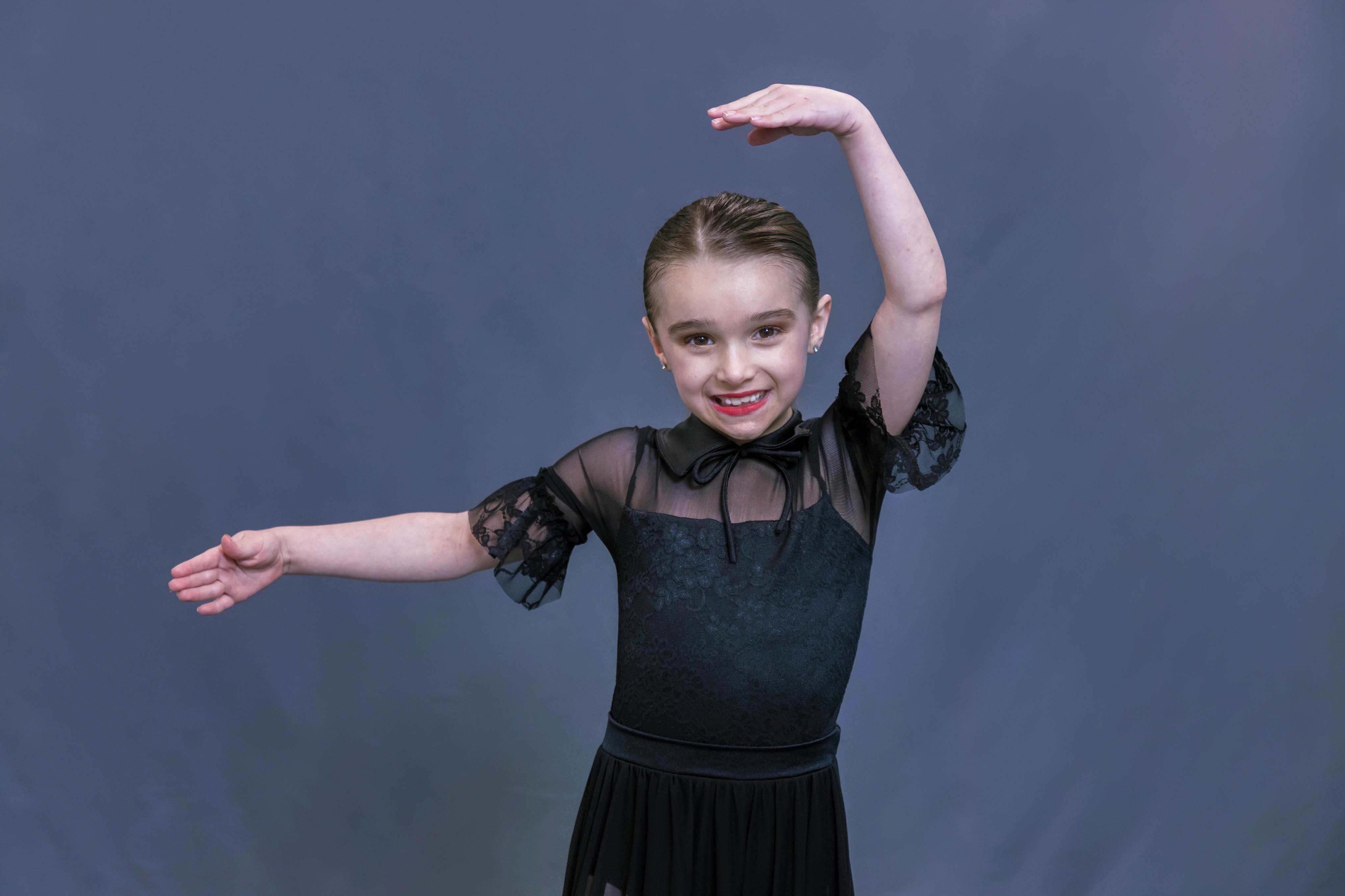 Preschool dancers in a creative movement class