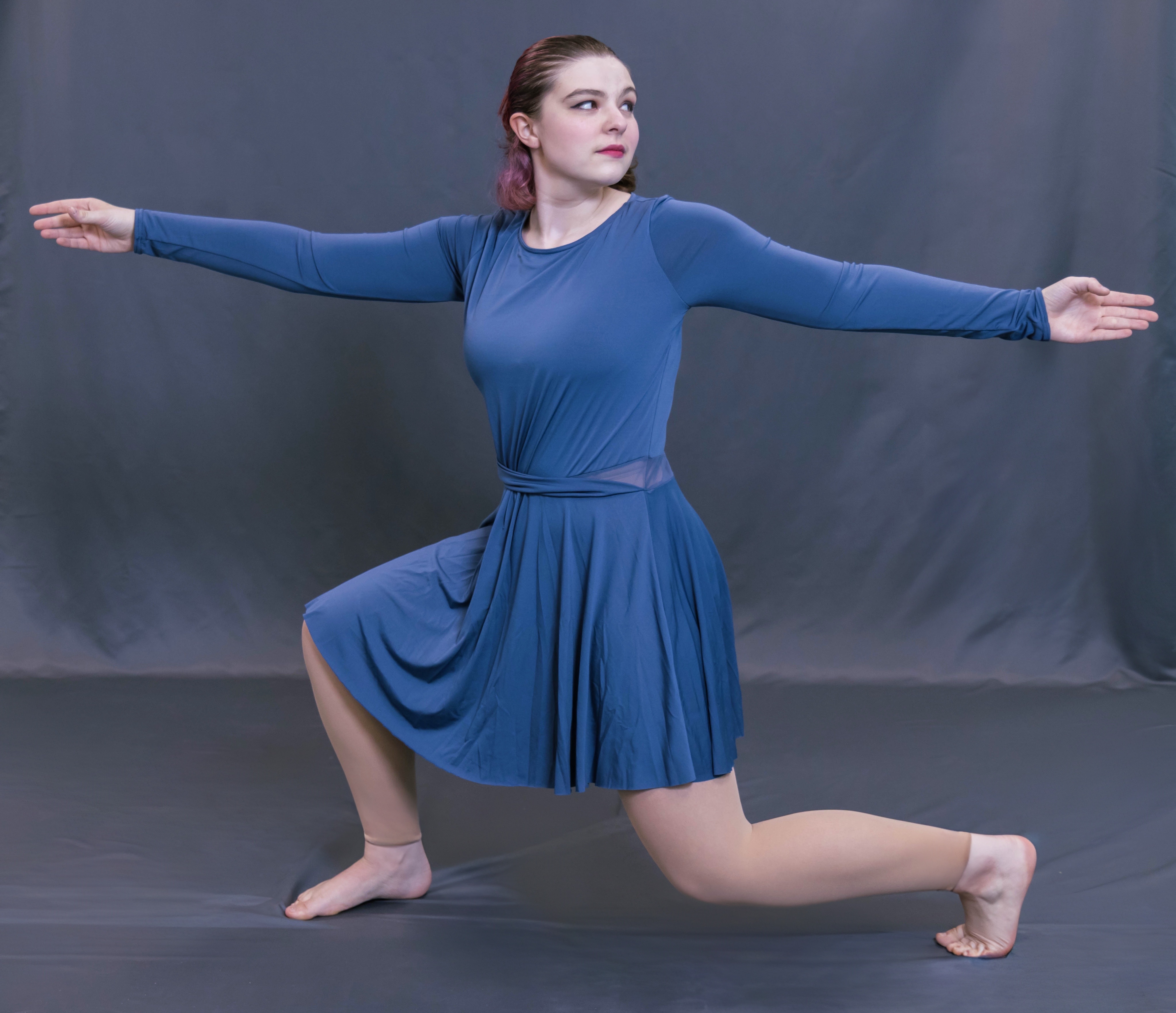 Preschool dancers in a creative movement class