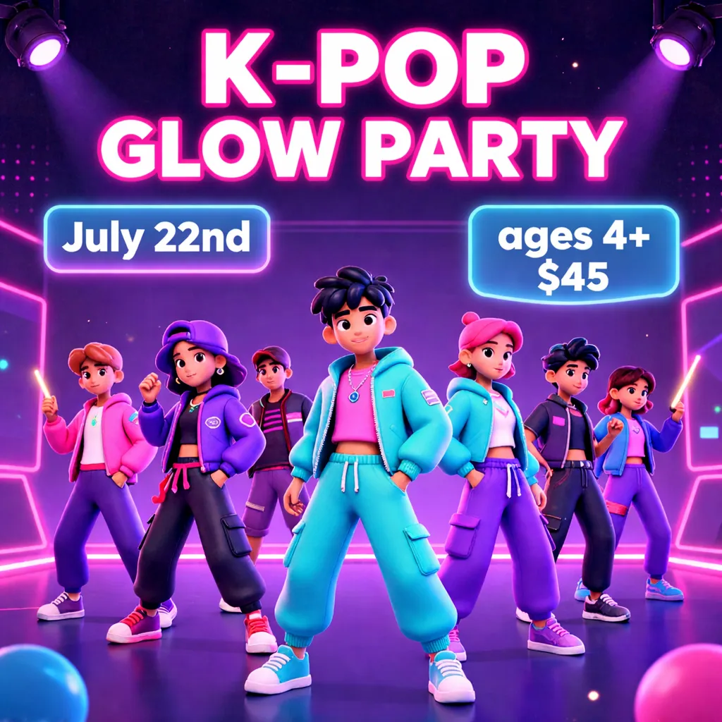 K-Pop Glow Party