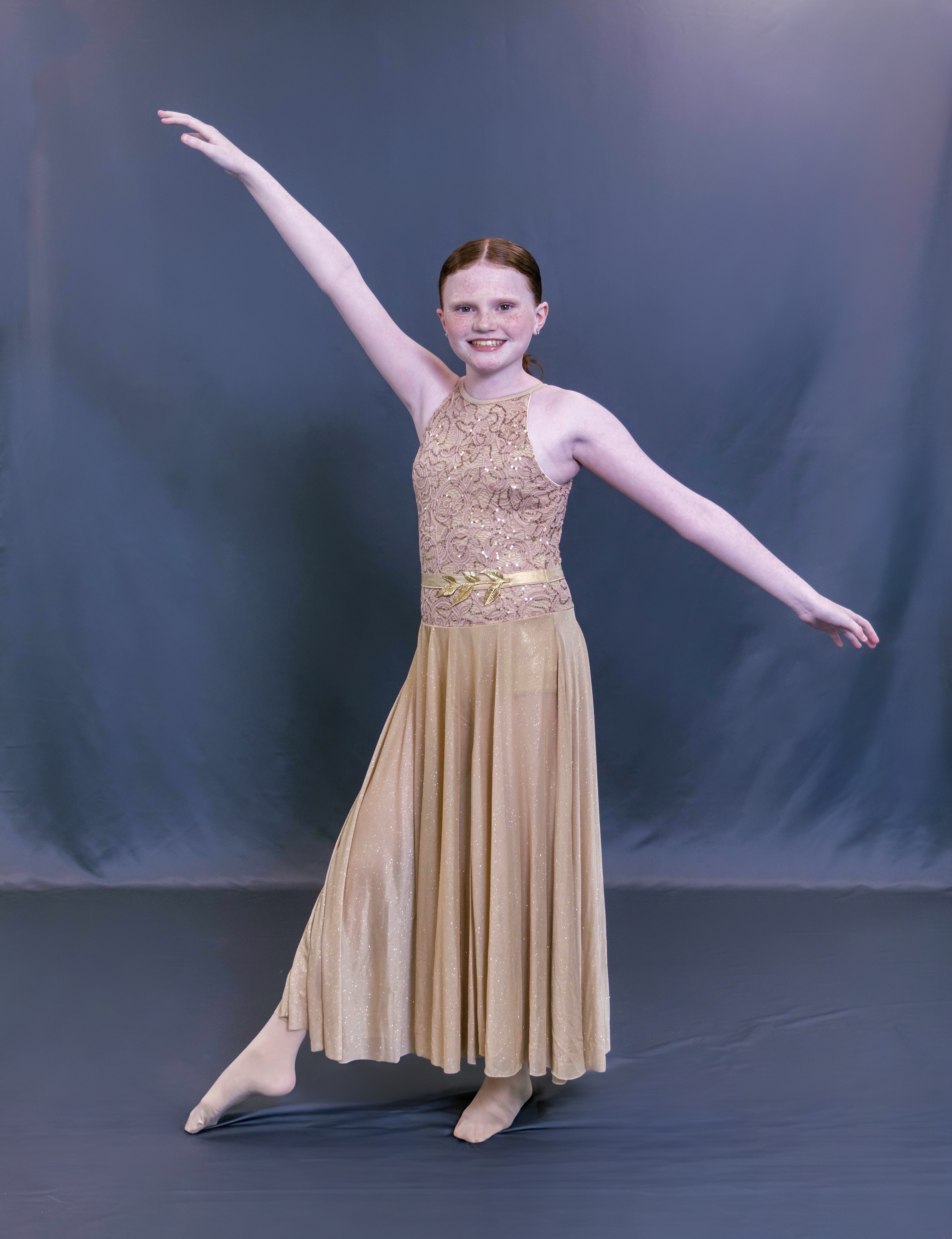 Preschool dancers in a creative movement class