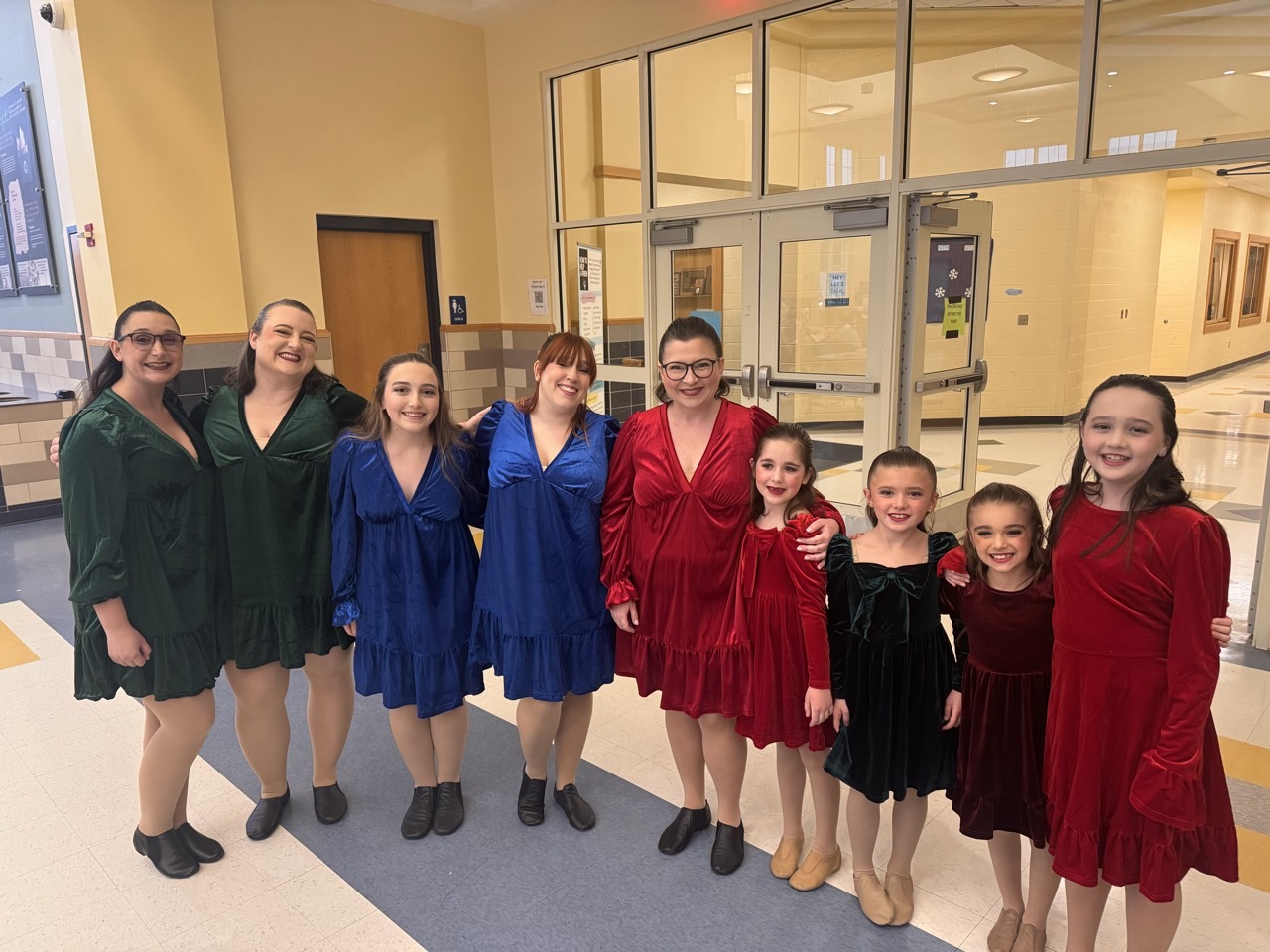 Preschool dancers in a creative movement class
