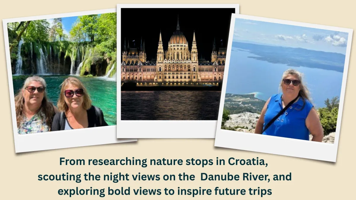 Travel expert exploring destinations in Europe as part of custom trip planning research for adults 40s and 50s