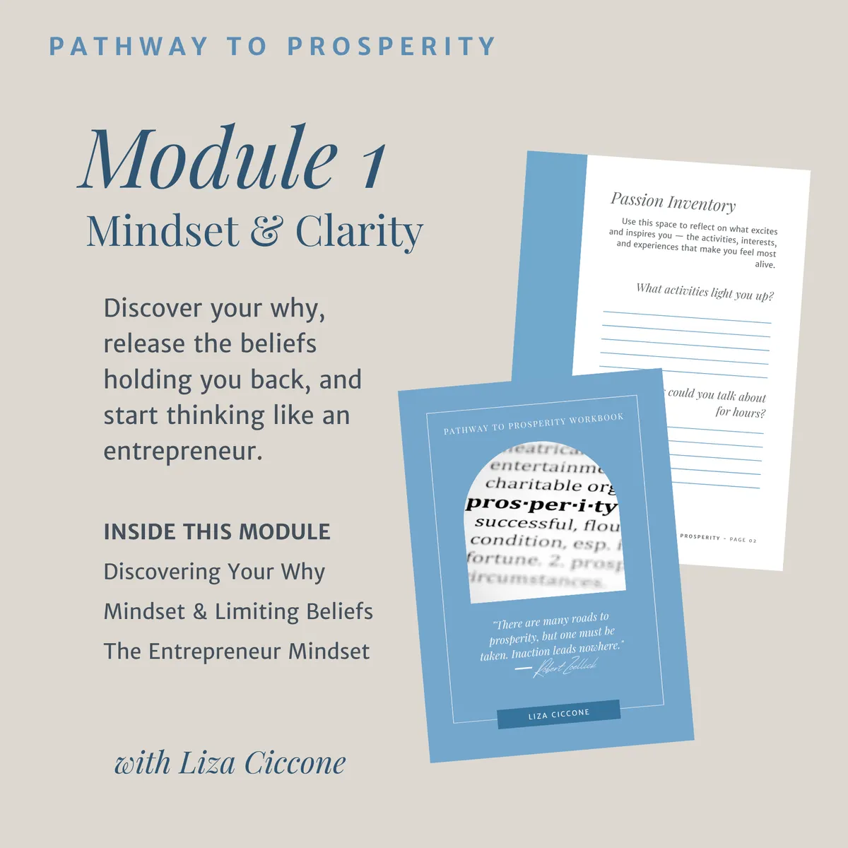 Pathway to Prosperity Module 1: Mindset & Clarity