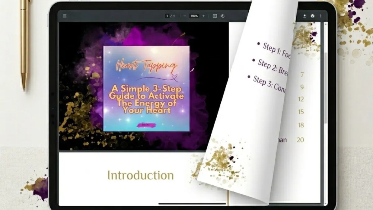 Image of Heart Tapping Guide by terriehuberman.com