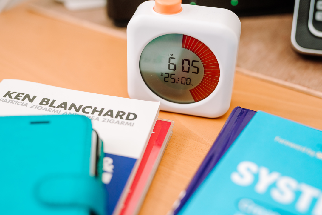 Picture of business person planning their work for the week