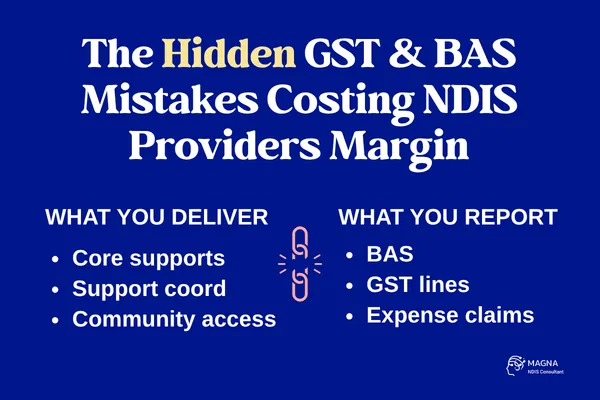 GST and BAS for NDIS Providers: The Hidden Mistakes Costing You Margin