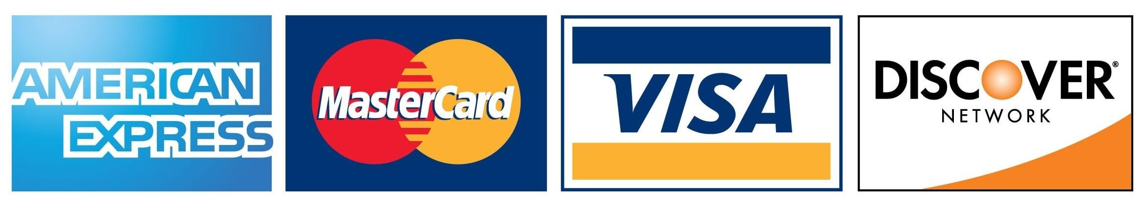 All cards accepted