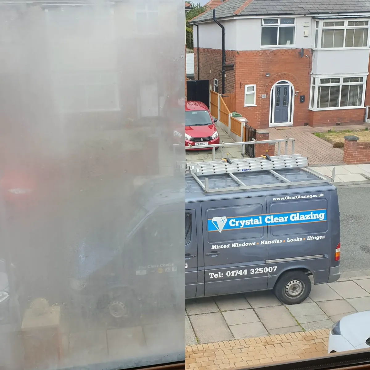 Before & after Glazing