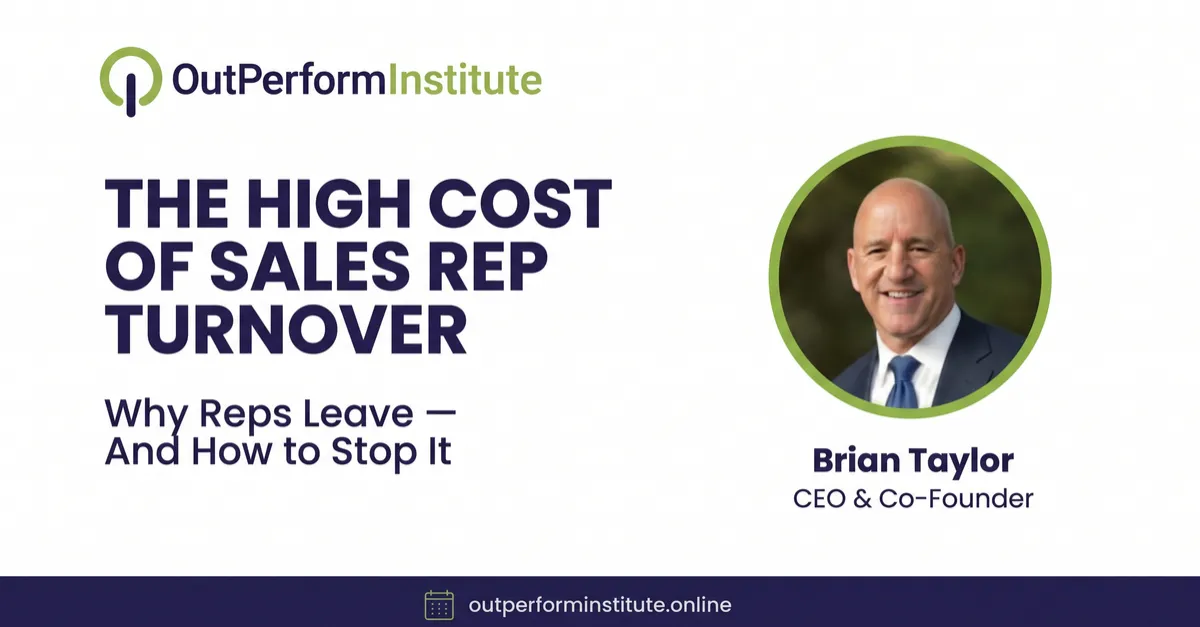 The High Cost of Sales Rep Turnover – And How to Stop It