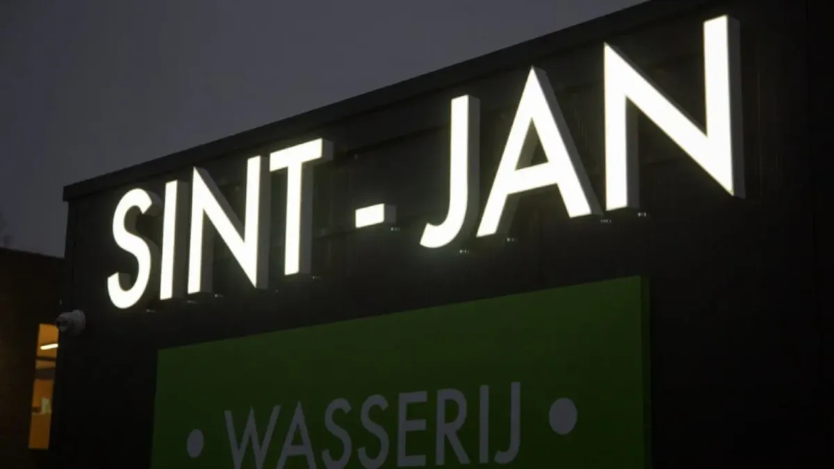 Direct verlichte doosletters Sint-Jan