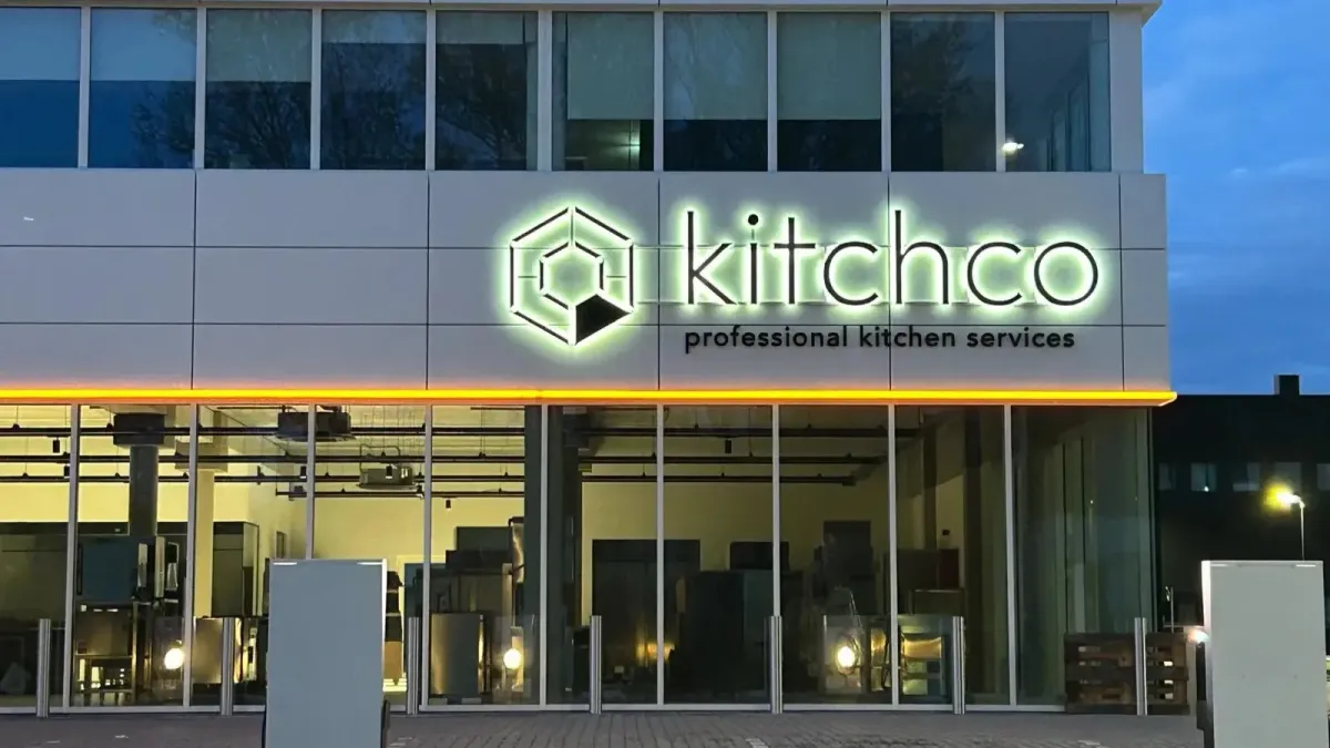 Indirect verlichte doosletters Kitchco