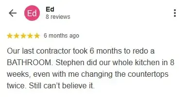5-star kitchen remodel completed in 8 weeks by fast St. Louis contractors
