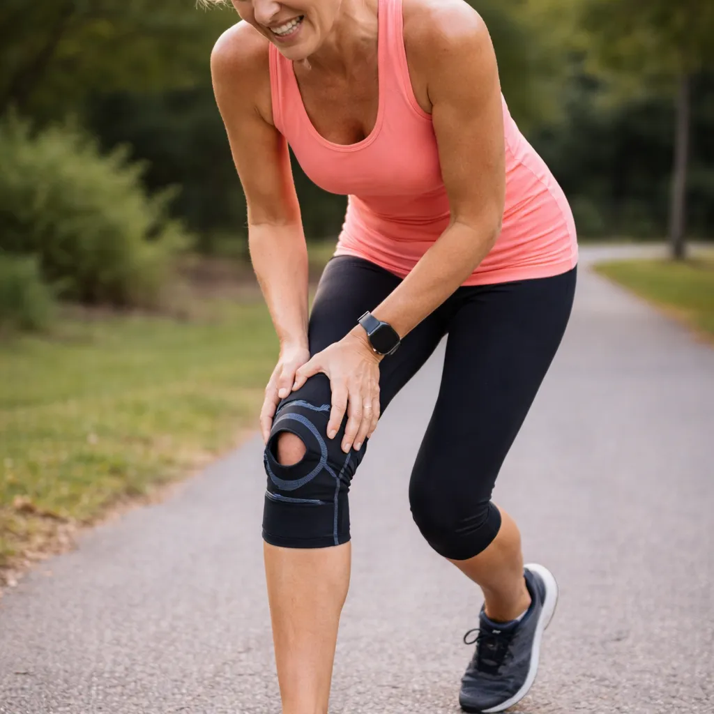 Knee pain runner