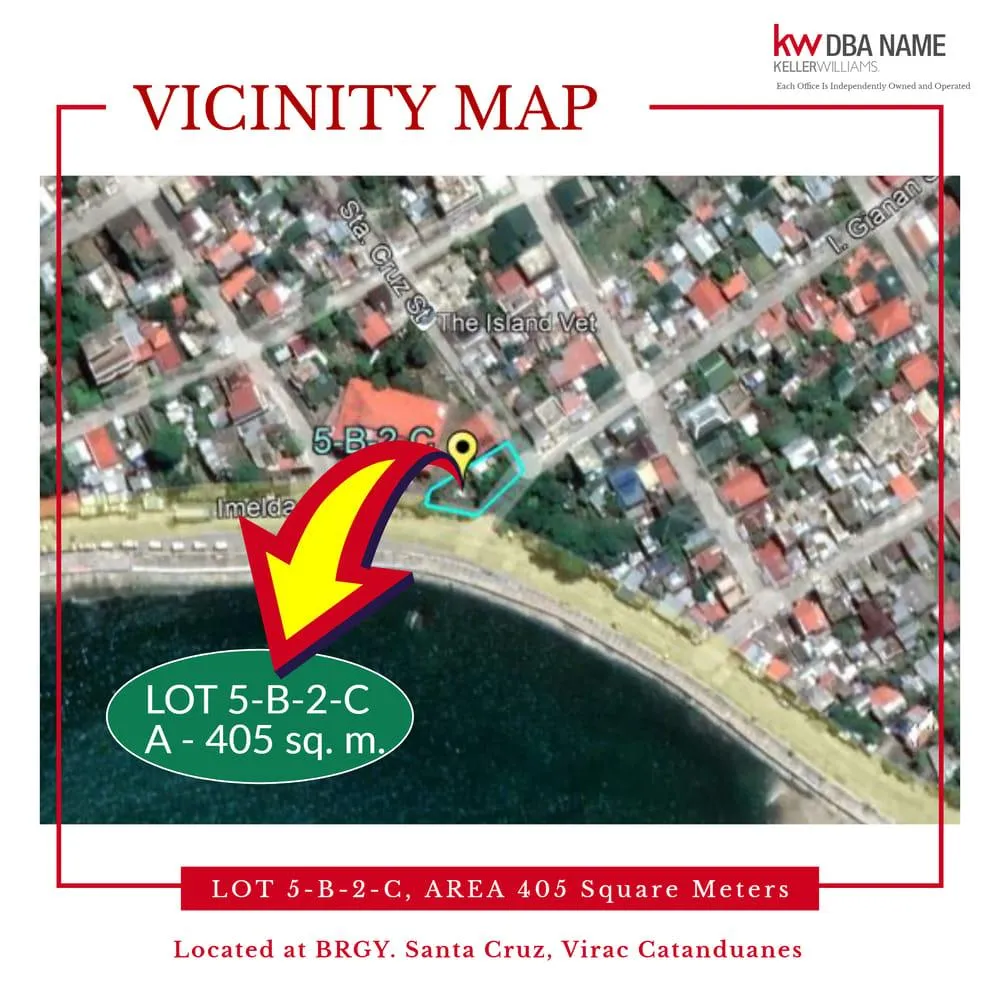 405 sqm Corner Lot Fronting Seaside in Imelda Boulevard, Virac Catanduanes