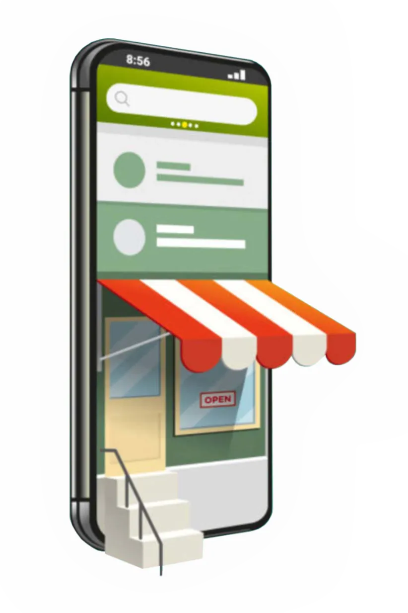 Playful 3D marketing dashboard with charts and notifications