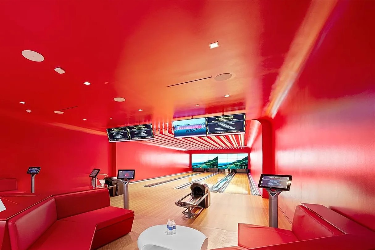Estates of Acqualina Bowling Area