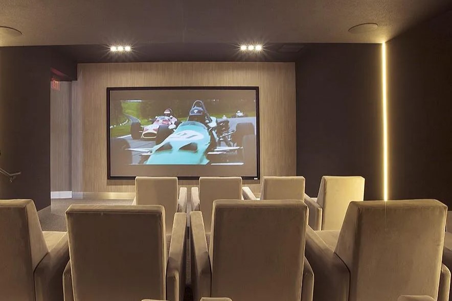 Porsche Design Tower Movie Room