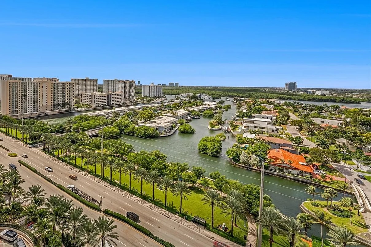 View of Intracoastal from Sayan Condos