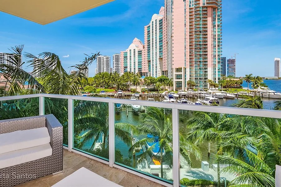 Aventura Marina One Balcony View