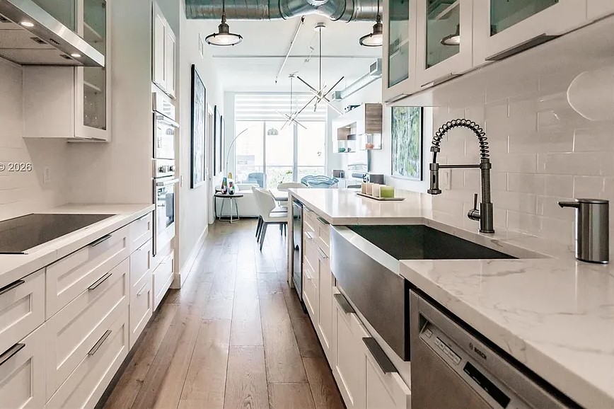 Uptown Marina Lofts Kitchen