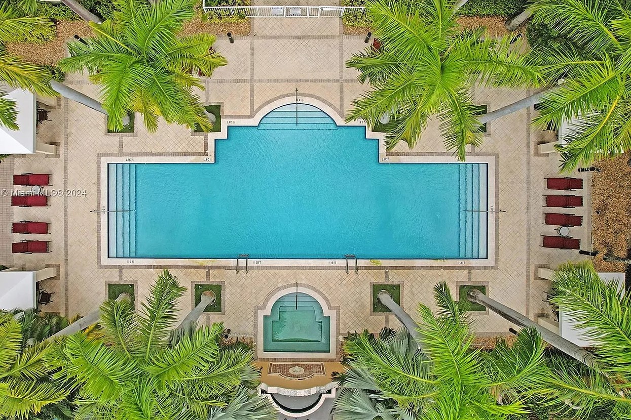 Alaqua Pool Aerial View