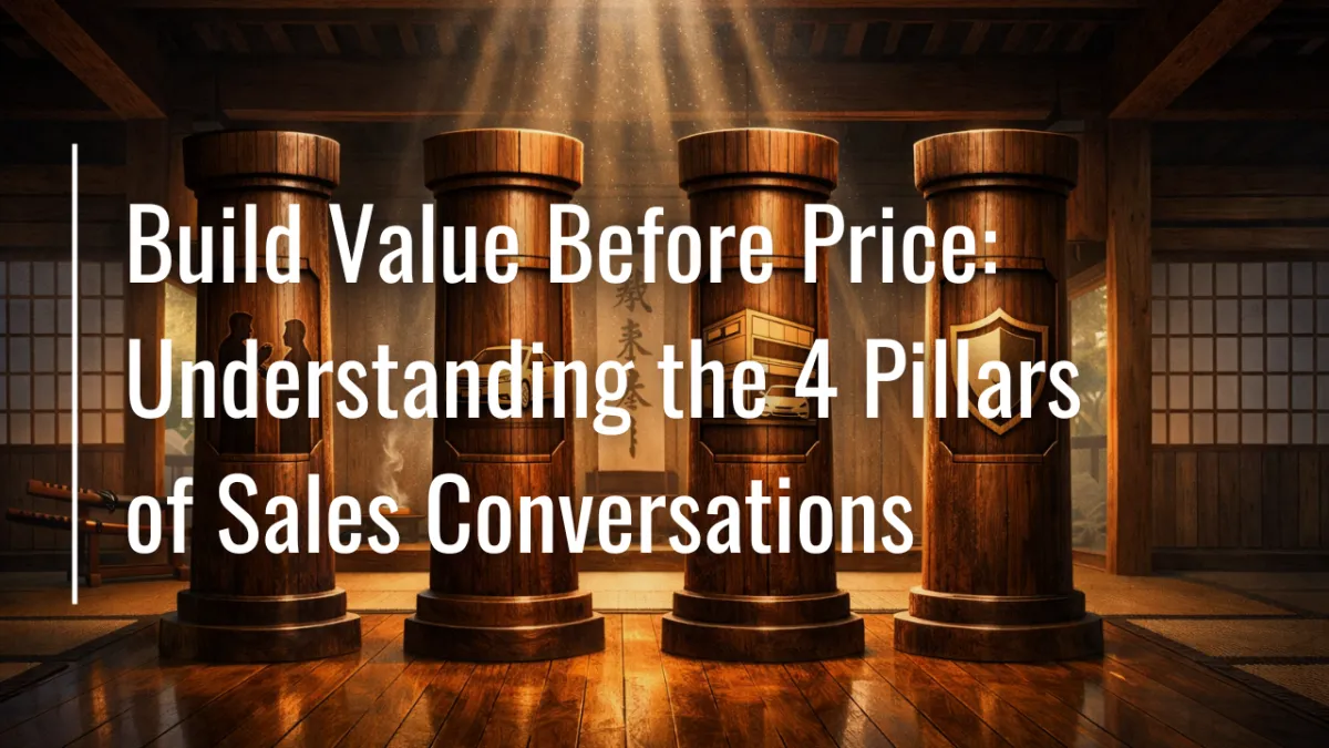 Build Value Before Price: Understanding the Four Pillars of Sales Conversations
