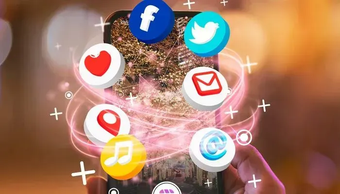 Man with laptop and review stars for patient testimonials