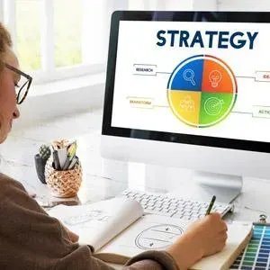 Megaphone icon for dental advertising campaigns