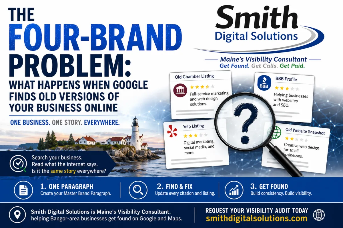 The Four-Brand Problem: What Happens When Google Finds Old Versions of Your Business Online