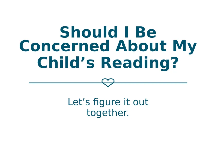 Resource Center section about recognizing signs of reading difficulties in children.
