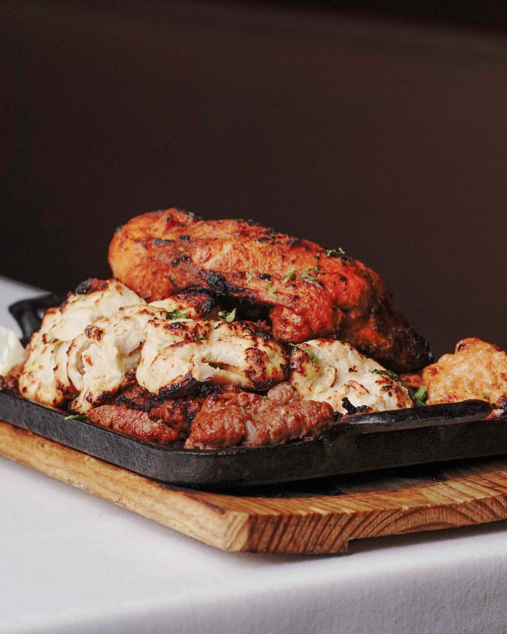 Sizzling Grilled Chicken & Meat Platter in texas