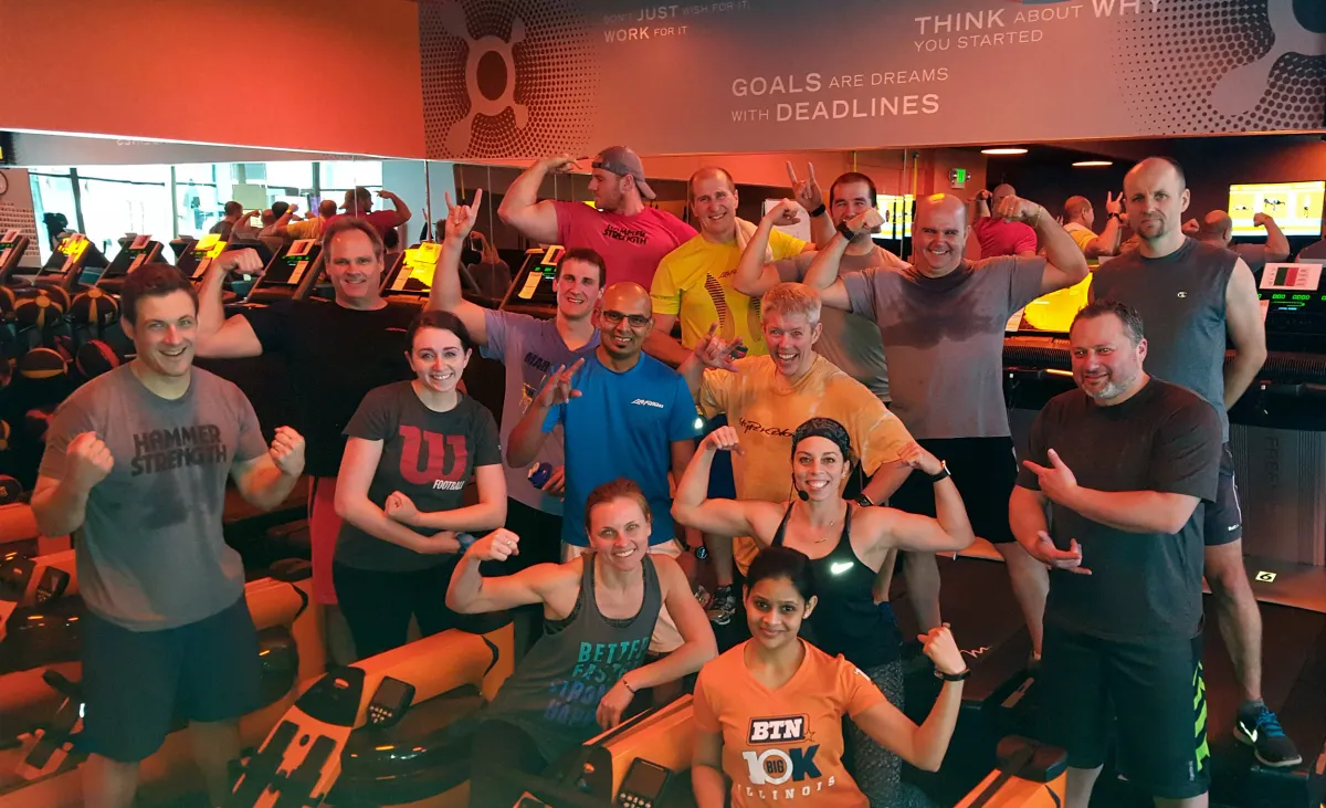 Orangetheory Fitness Bartlett members