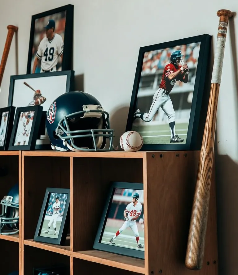 Sports Memorabilia Showcase