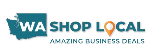 Washington Shop Local Logo "Amazing Business Deals"