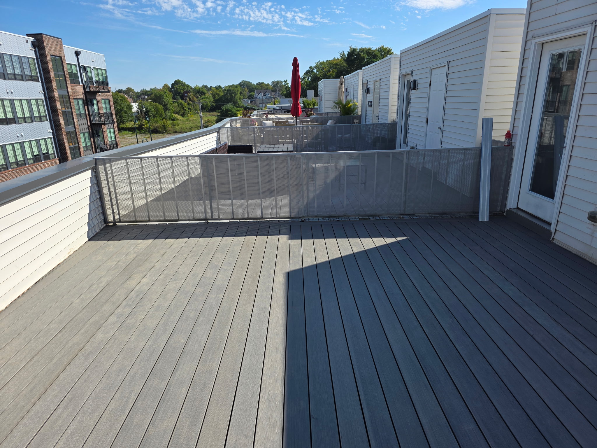 Finished Decks rooftop deck