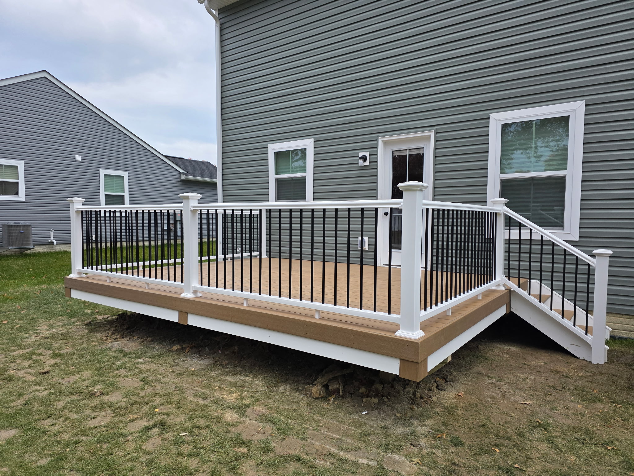 Finished Decks backyard deck