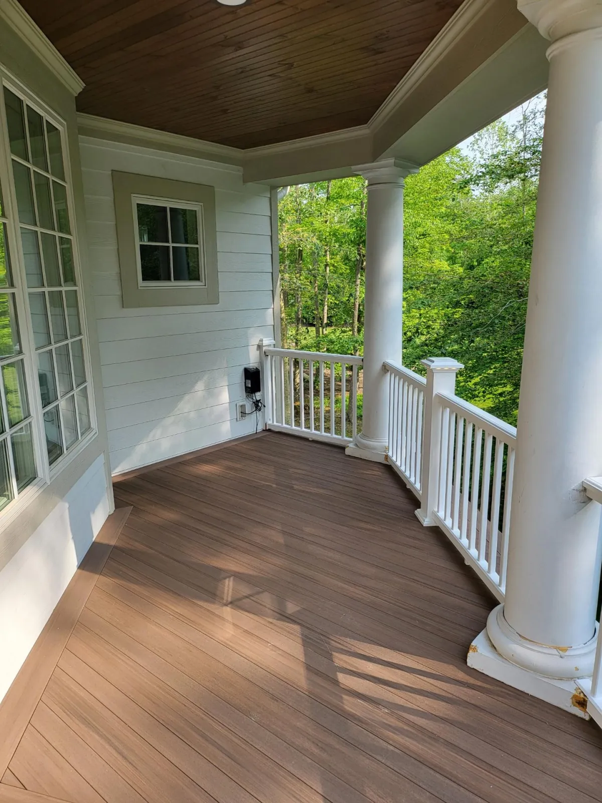 Finished Decks covered porch deck