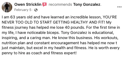 63-year-old dad loses 40 pounds and gets in the best shape of his life